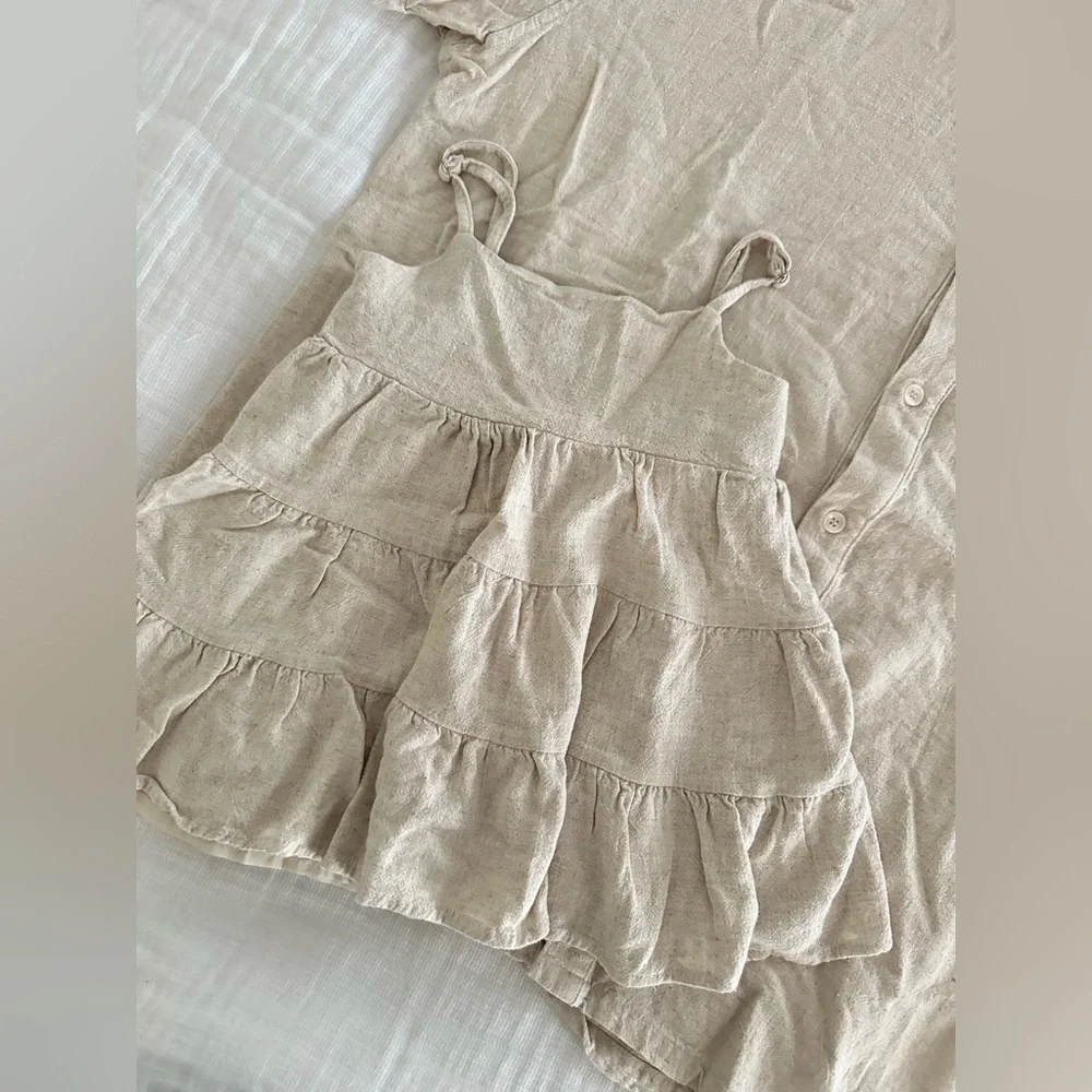 Daddy & Daughter Matching Linen Set - Picture 2 of 4
